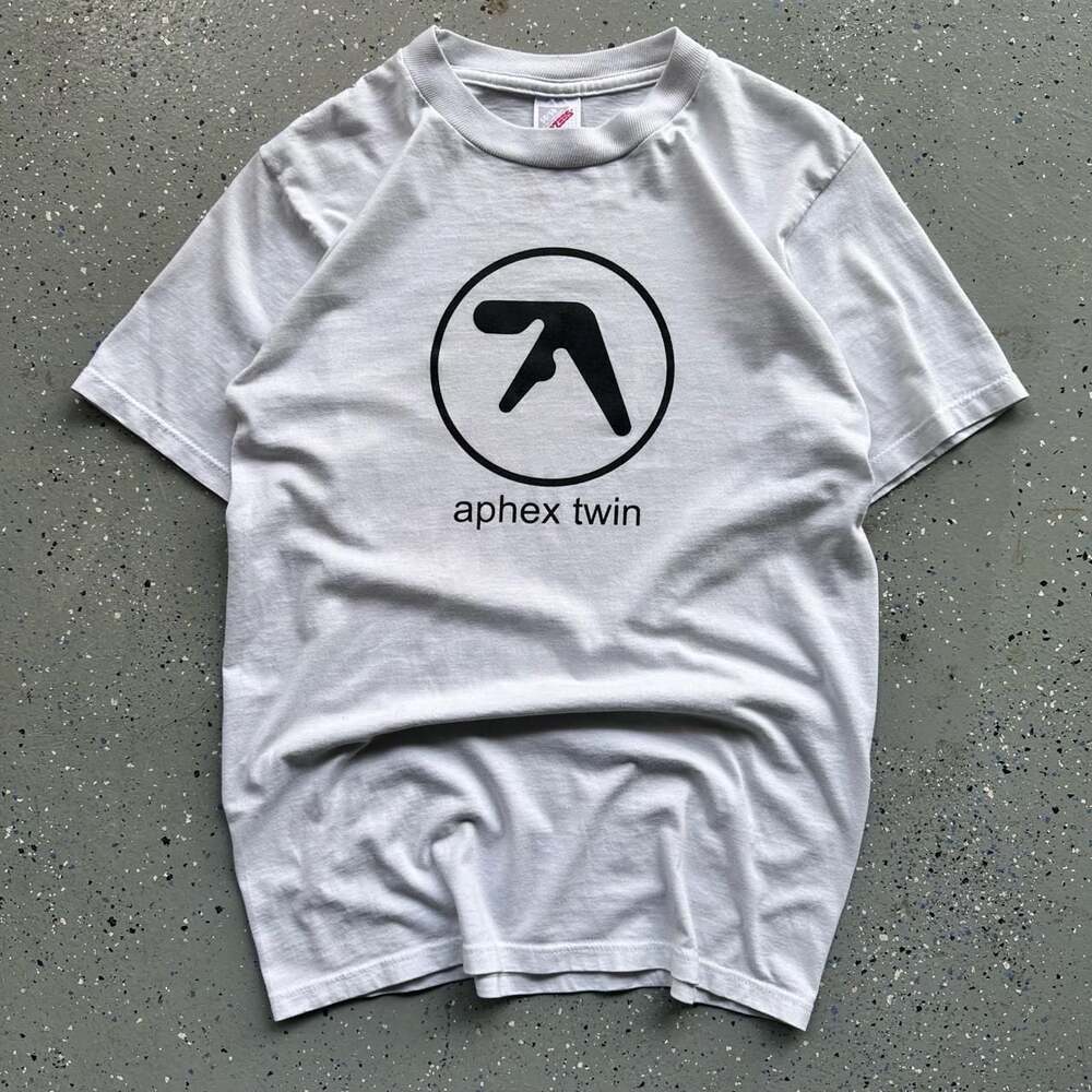 Vintage 90s Aphex Twin Graphic Tee, Made in USA, Rare Band Shirt